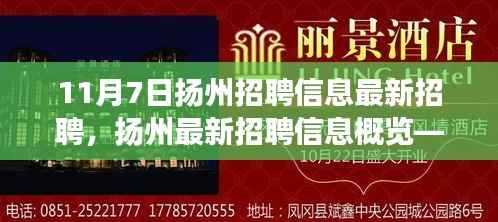 聚焦扬州职场动态,最新招聘信息概览(11月7日更新)
